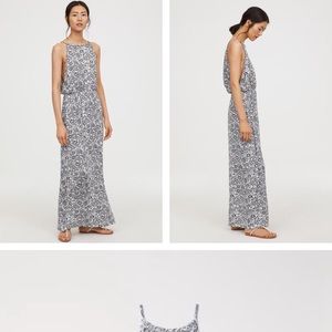 H&M long dress in soft viscose jersey